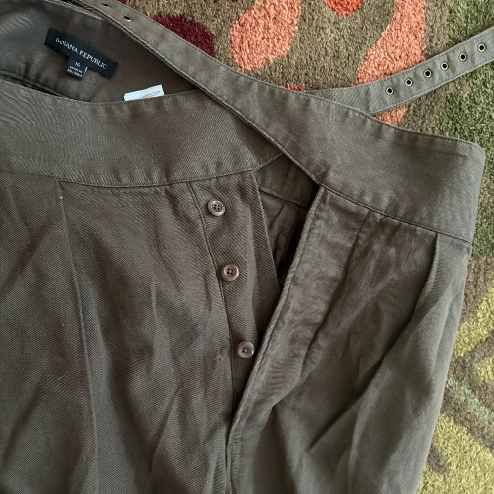 the Banana Republic Drill Trousers vintage 1983, sz16 - Picture 2 of 6